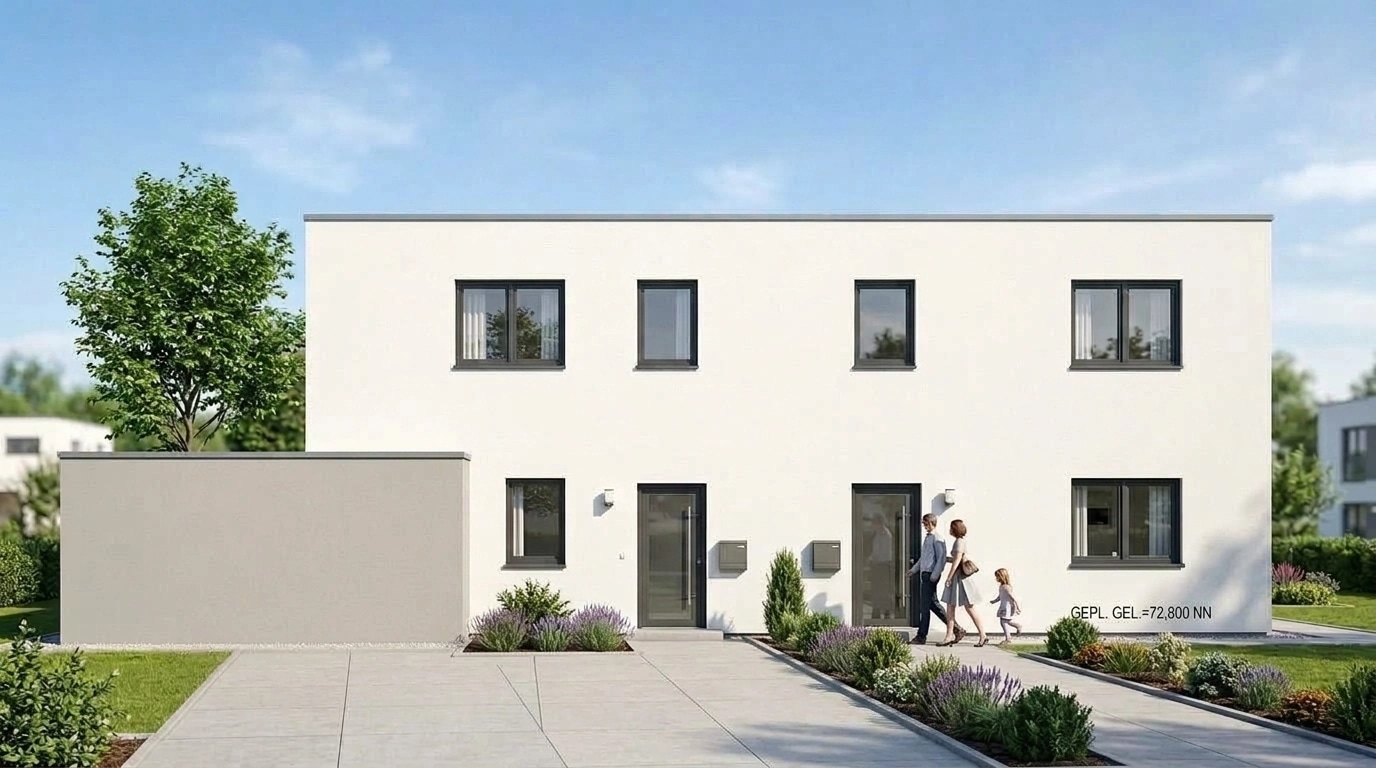Facade design in German Modernist Facade style — Facade by GenRoom AI