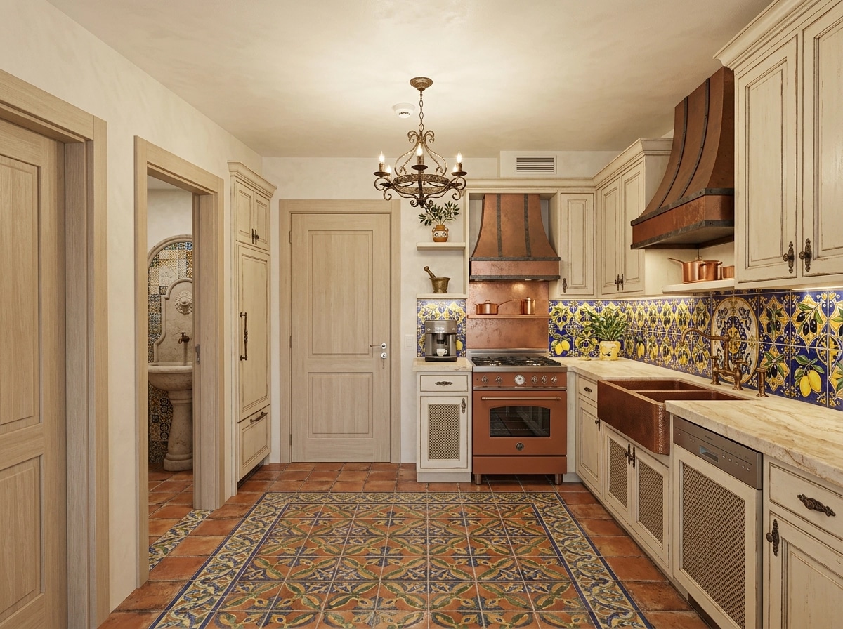 Mediterranean Cozinha design — interior photo by GenRoom AI