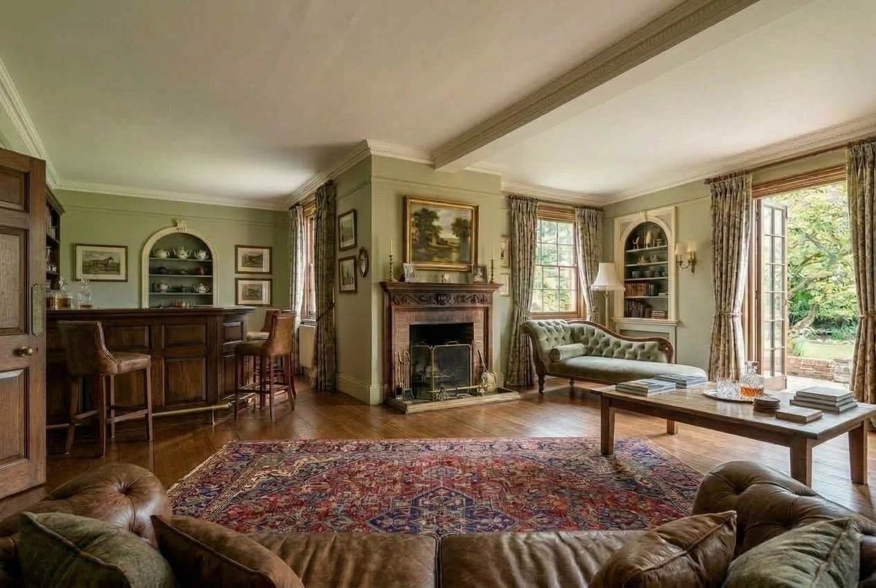Interior design in British style — Living Room by GenRoom AI
