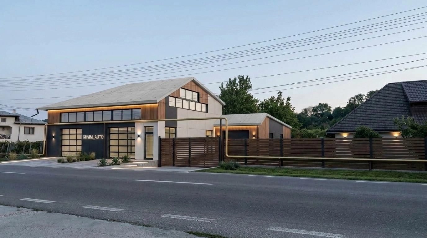 Facade design in Minimalist Facade style — Facade by GenRoom AI