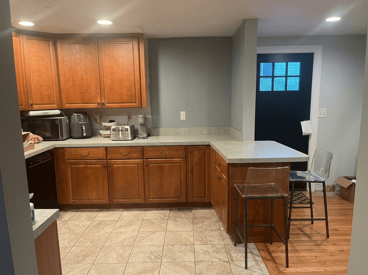 Kitchen interior in no_style style — photo by GenRoom AI