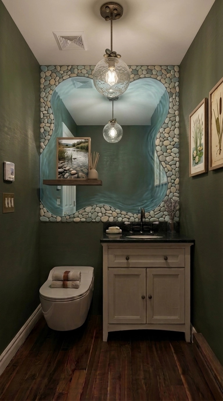 Interior desain di Coastal / Hamptons gaya — Kamar Mandi oleh GenRoom AI