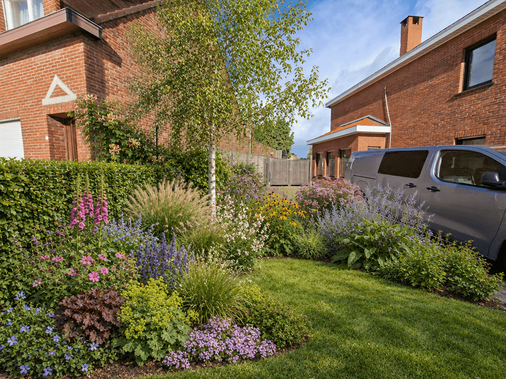 Landscape design in Eco Natural Garden style — Yard by GenRoom AI