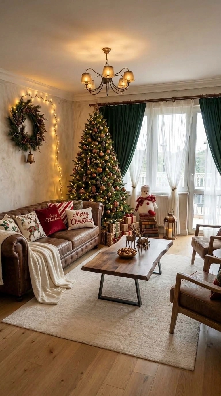 Interior design in Rustic style — Living Room by GenRoom AI