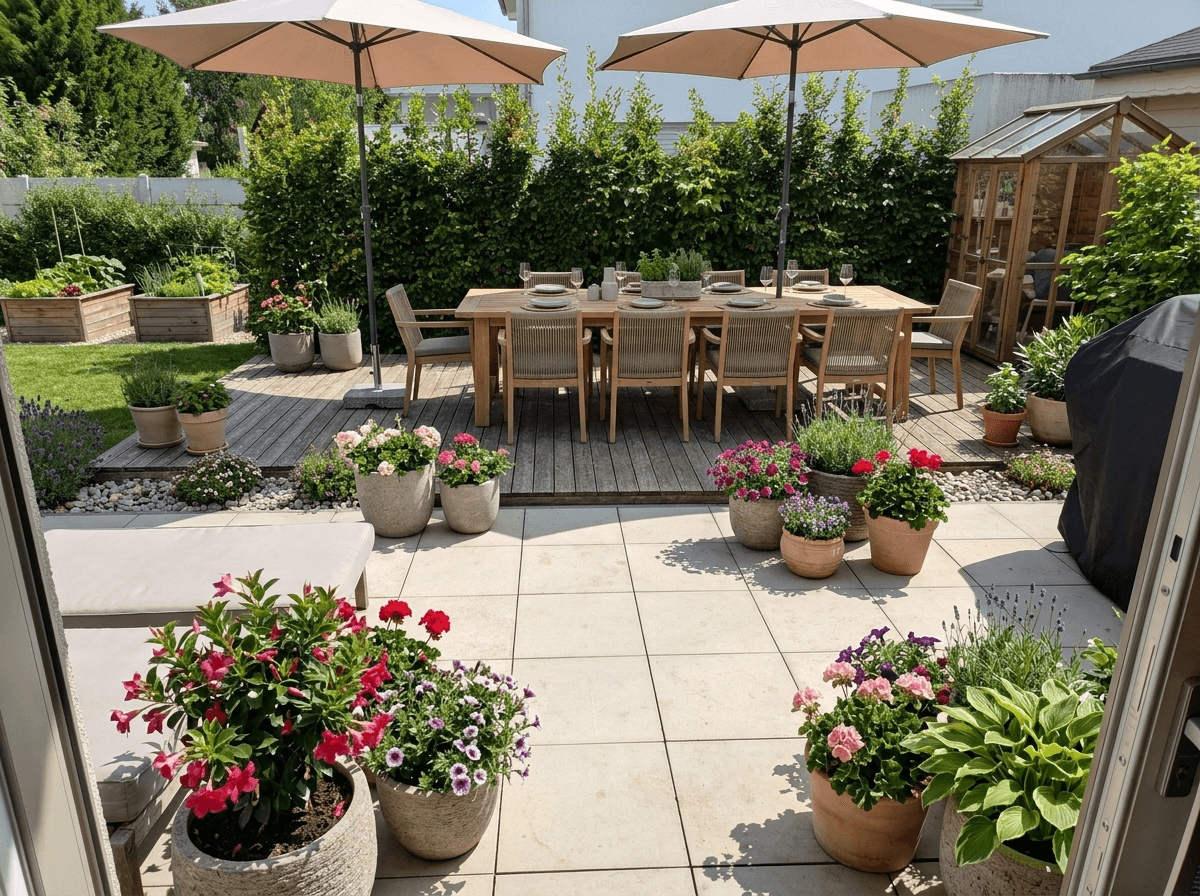Yard design in no_style style — photo by GenRoom AI