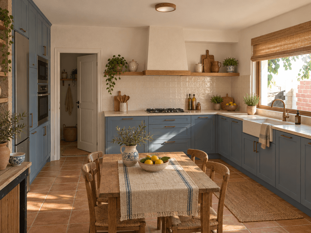 Mediterranean Kitchen design — interior photo by GenRoom AI