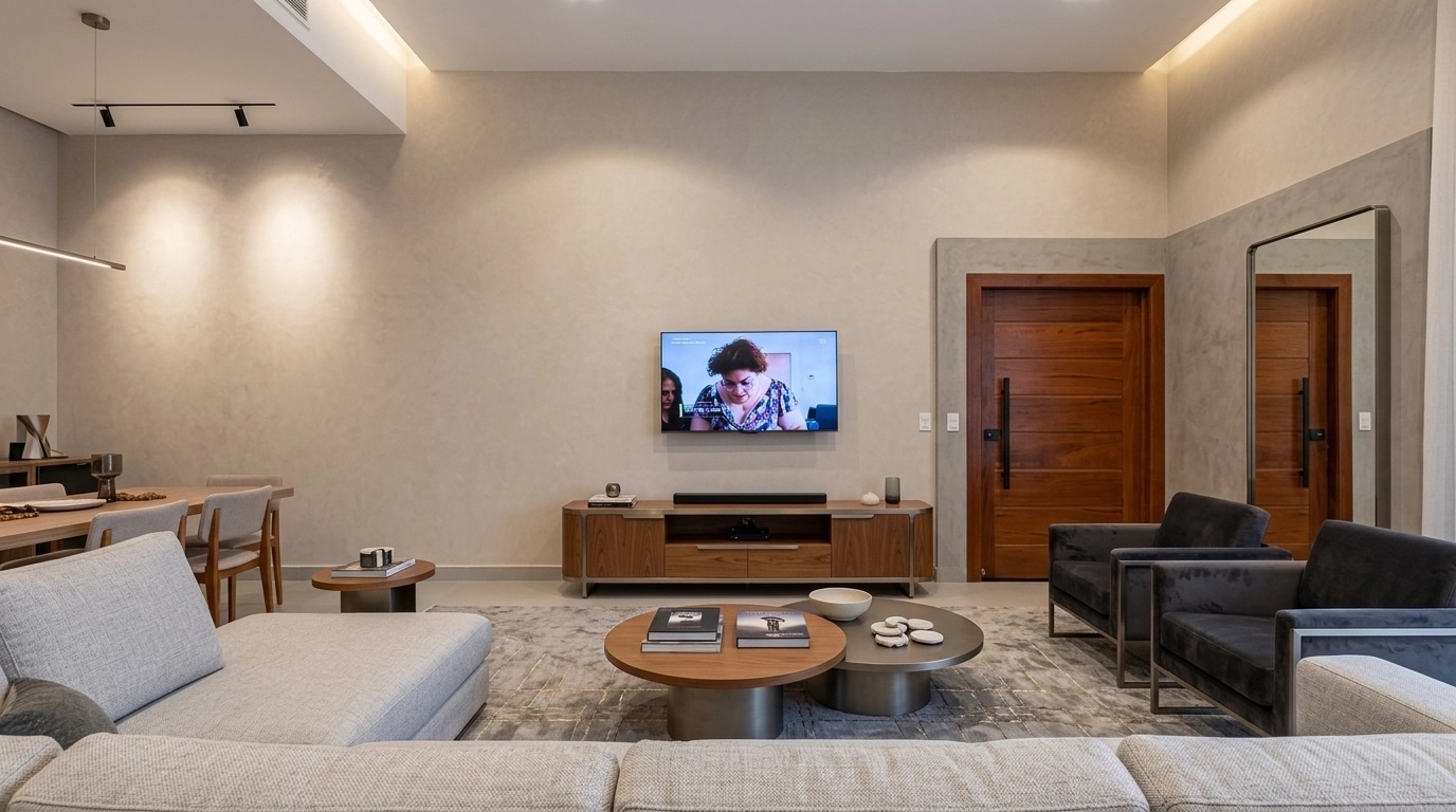 Interior design in Contemporary style — Living Room by GenRoom AI