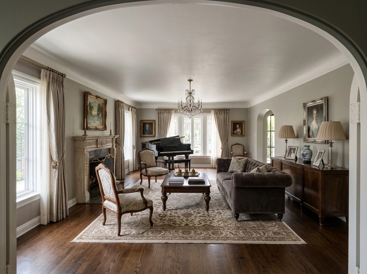 Diseño de interiores en estilo Classic — Salón por GenRoom AI