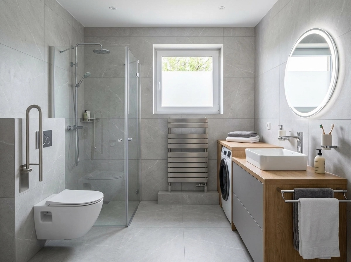 Bathroom interior in no_style style — photo by GenRoom AI