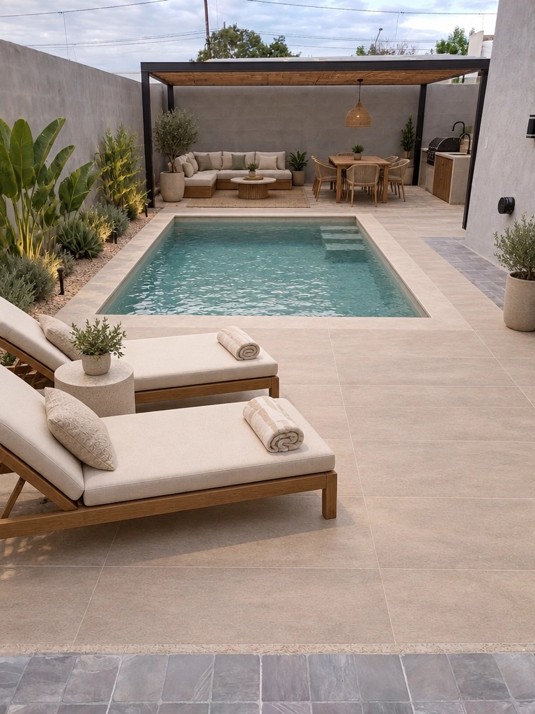 Landscape design in Minimalist Yard style — Yard by GenRoom AI