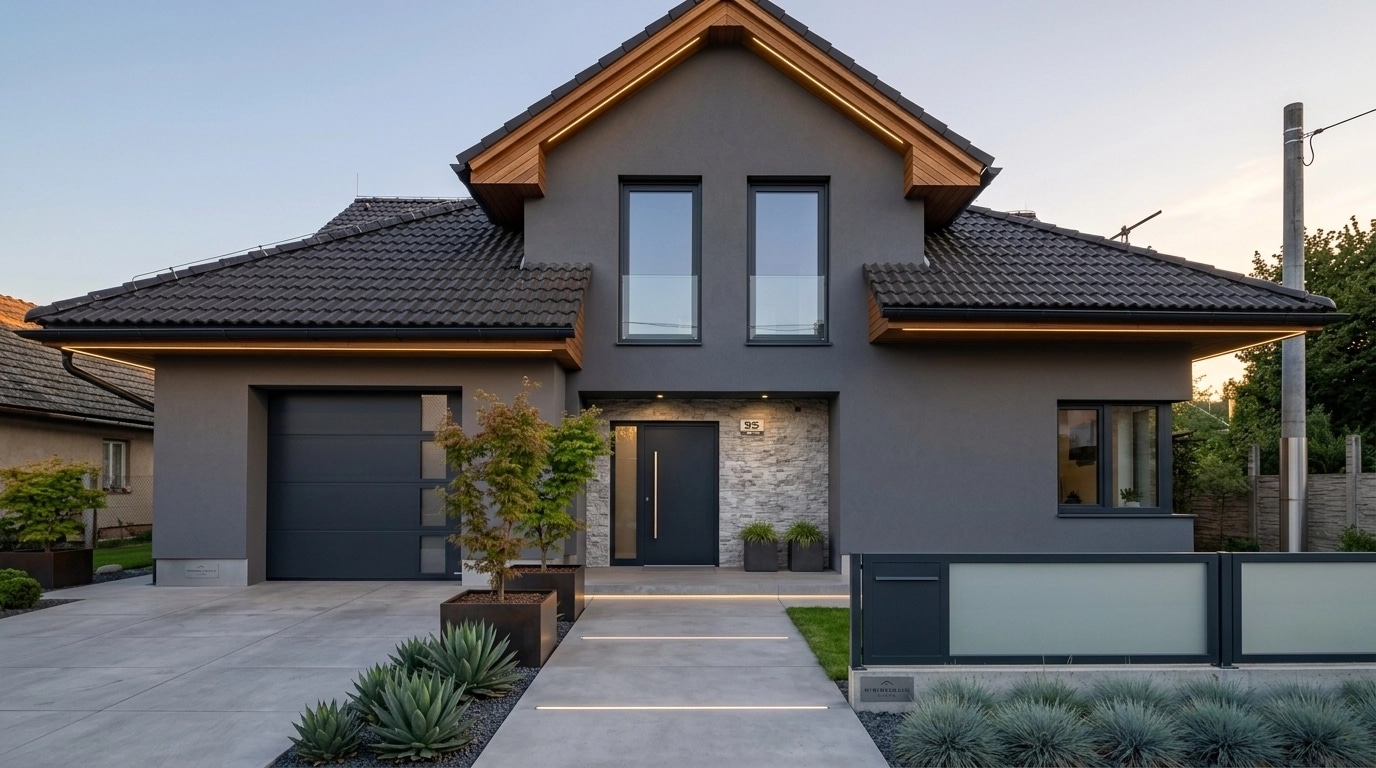 Minimalist Facade Facade design — facade photo by GenRoom AI