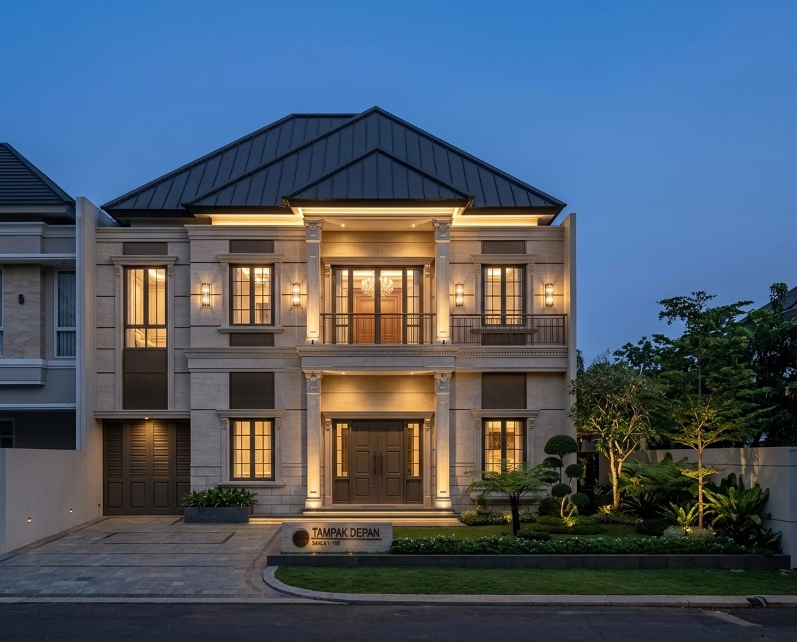 Classic Facade Facade design — facade photo by GenRoom AI