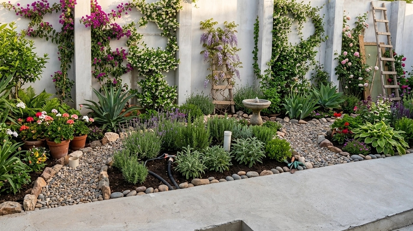 Yard design in no_style style — photo by GenRoom AI