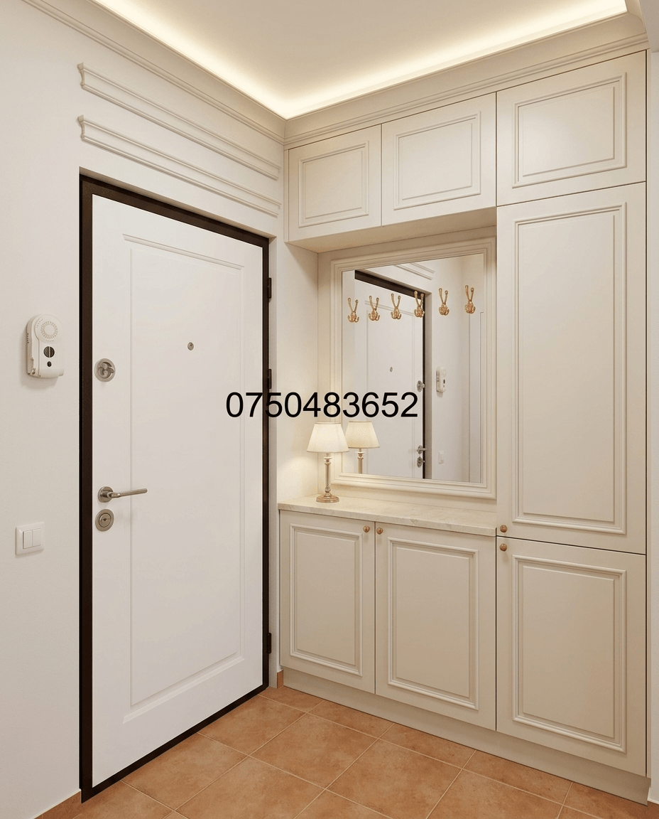 İç mekân tasarımı Neoclassic stili — Antre GenRoom AI