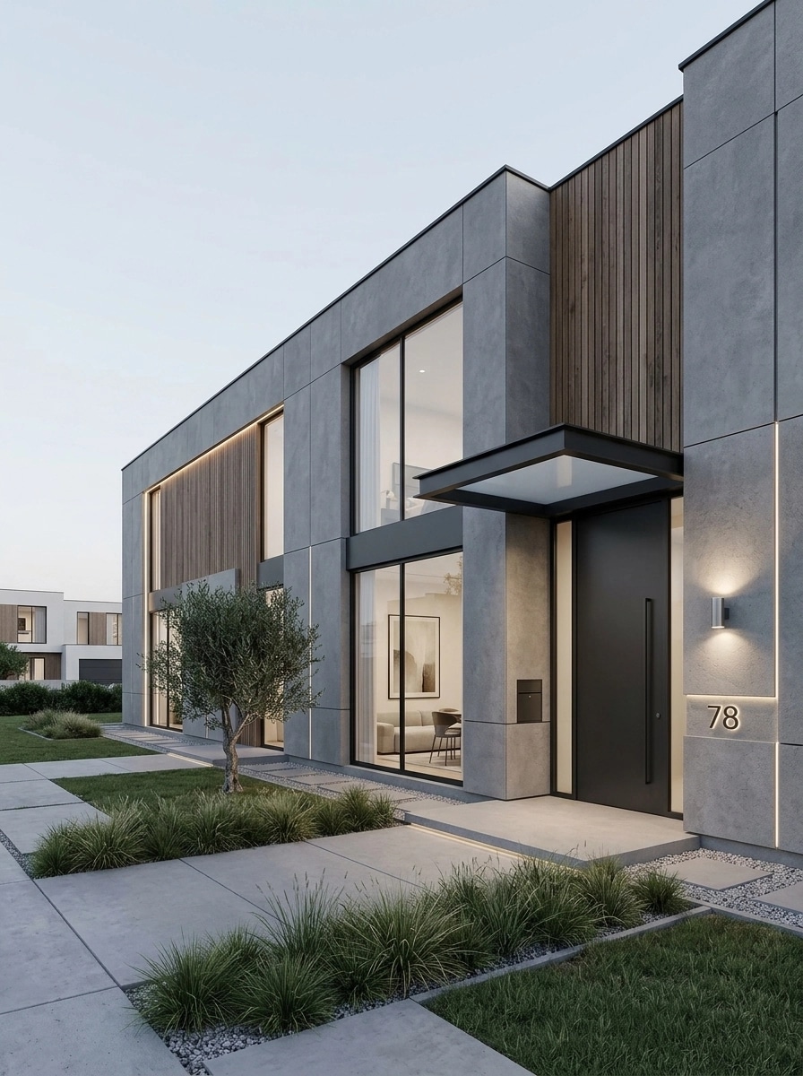 Facade design in Minimalist Facade style — Facade by GenRoom AI