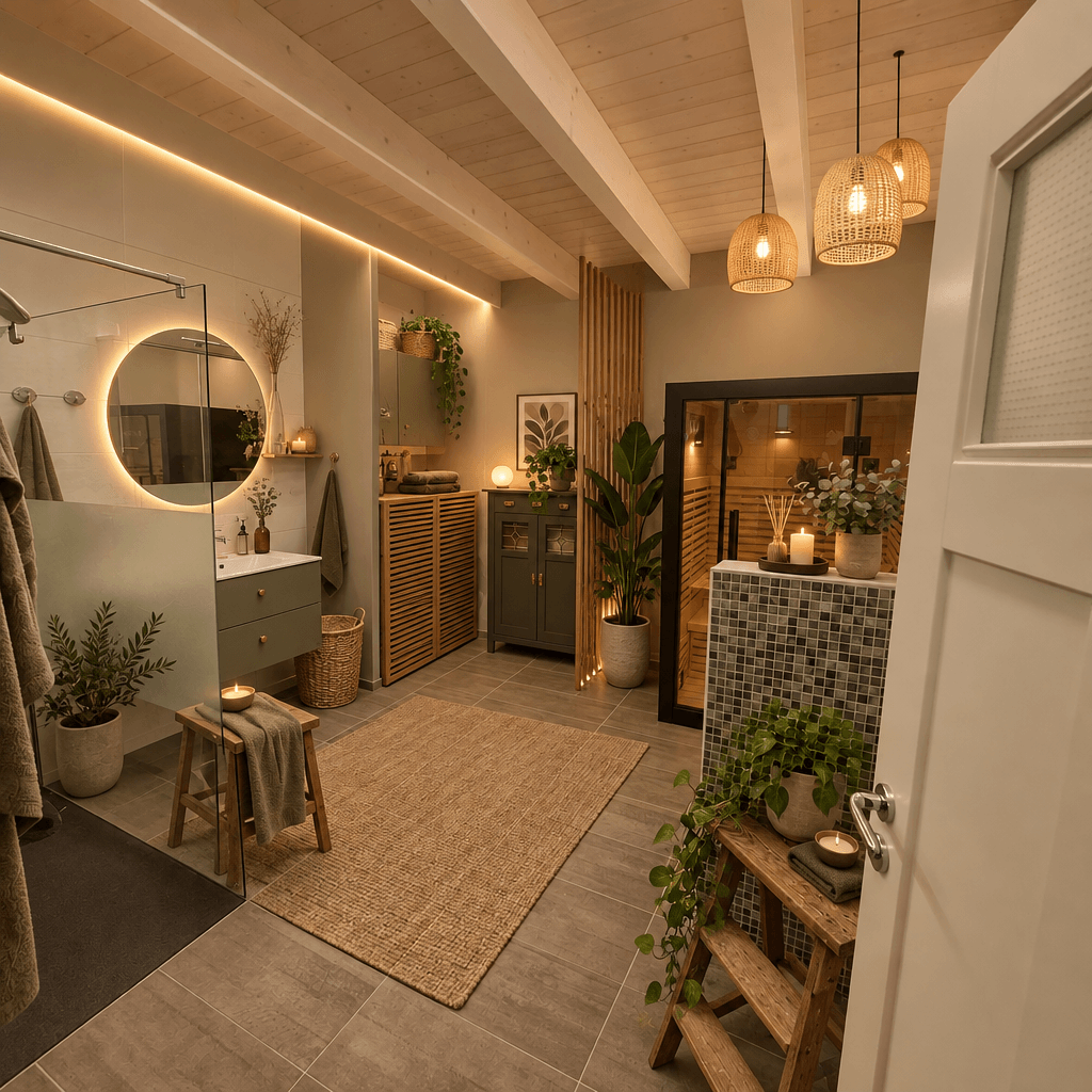 Bathroom interior in no_style style — photo by GenRoom AI