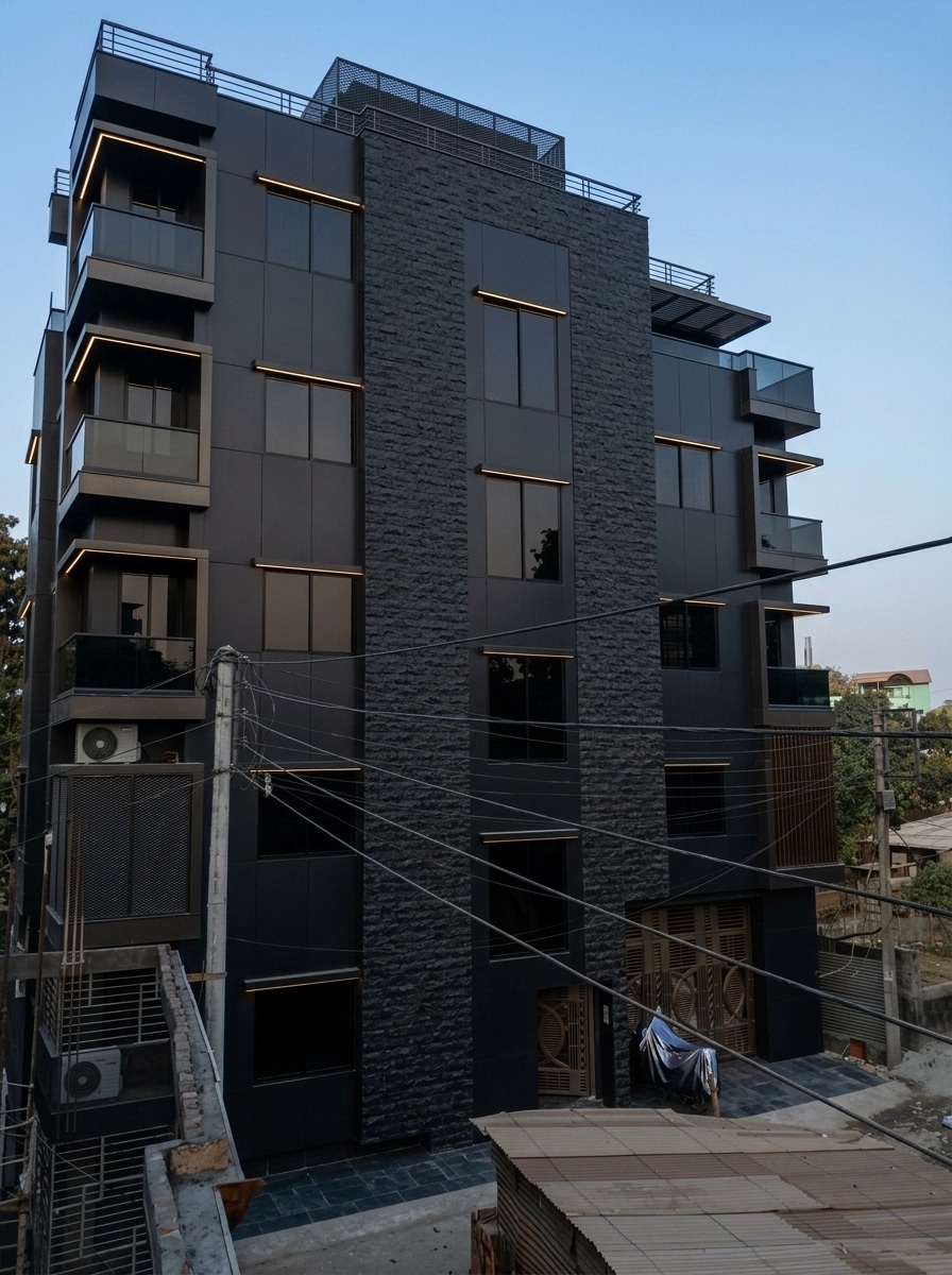 Blacktec Facade Facade design — facade photo by GenRoom AI
