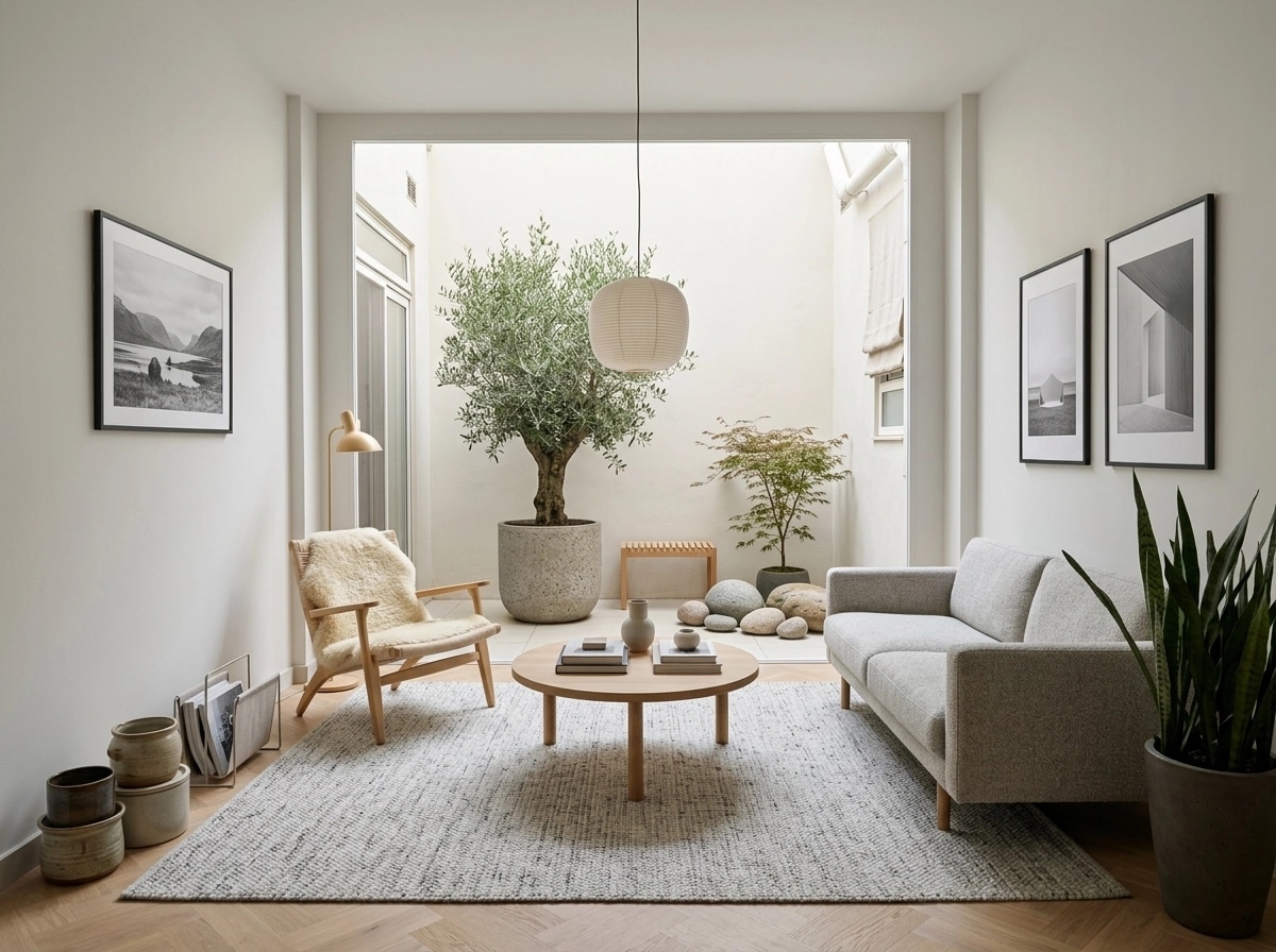 Scandinavian Living Room design — interior photo by GenRoom AI