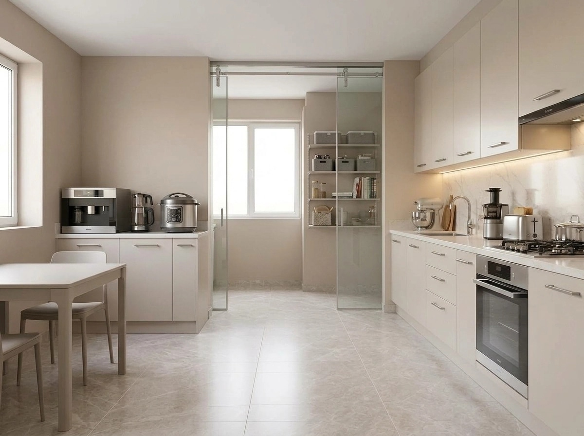Kitchen interior in no_style style — photo by GenRoom AI