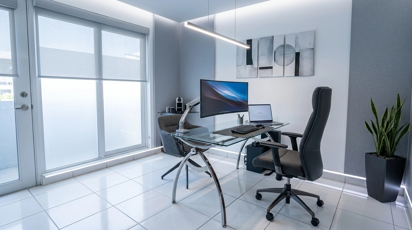 Interior design in Contemporary style — office_space by GenRoom AI