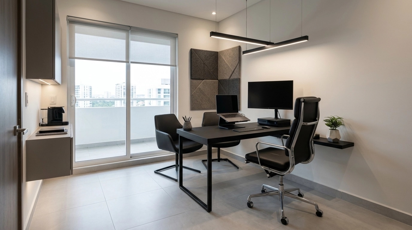 Interior design in Minimalism style — office_space by GenRoom AI