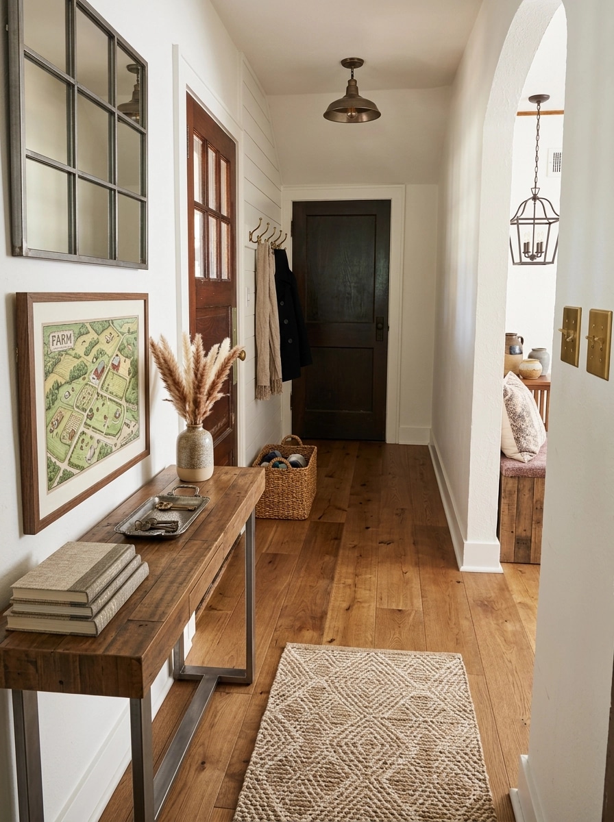 Interior design in Modern Farmhouse style — Hallway by GenRoom AI