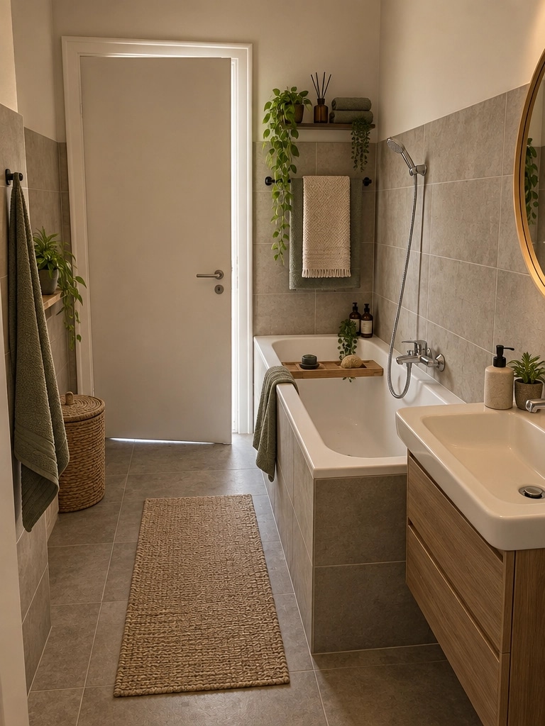 Contemporary Bathroom design — interior photo by GenRoom AI