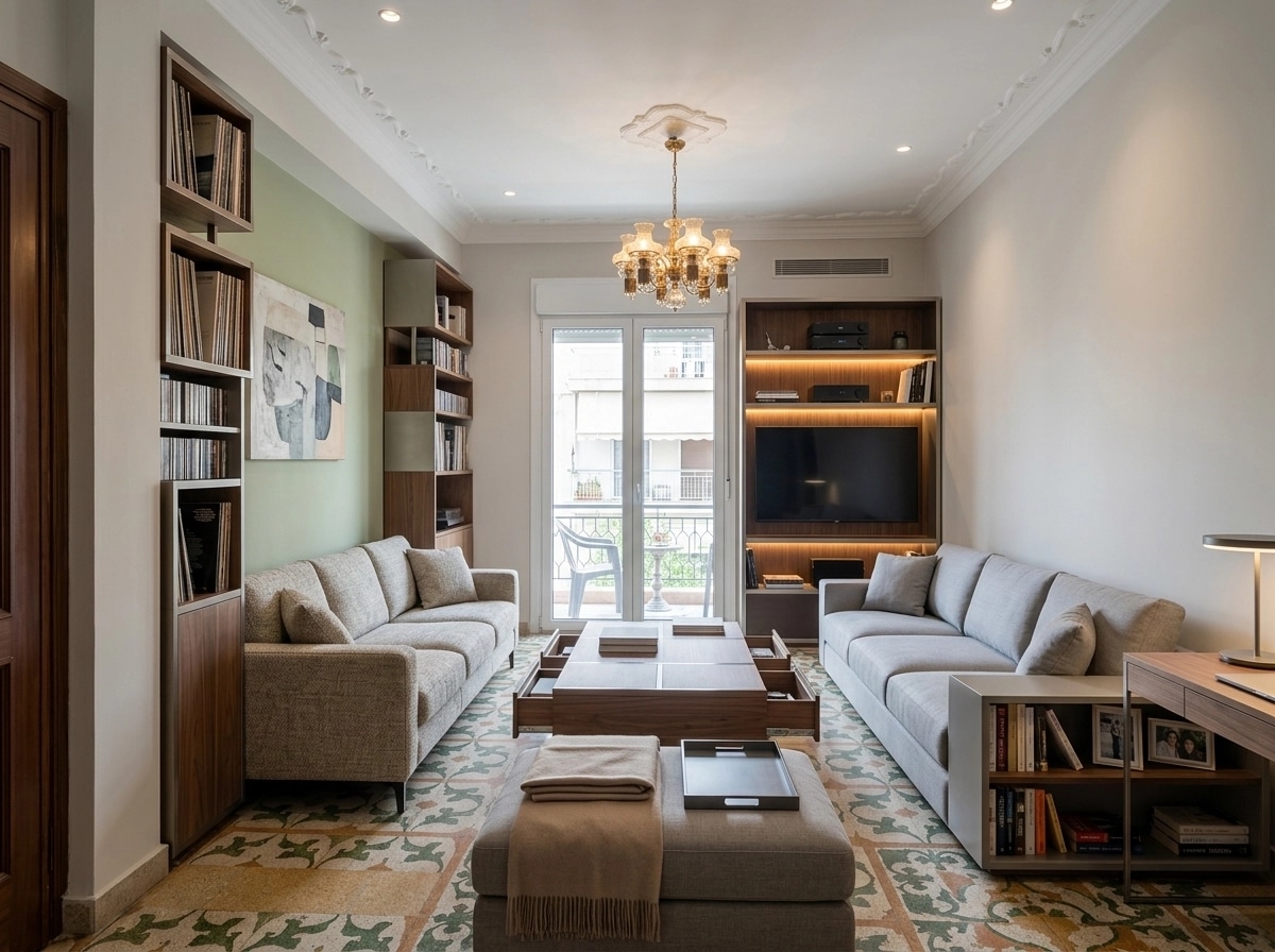 Interior design in Contemporary style — Living Room by GenRoom AI