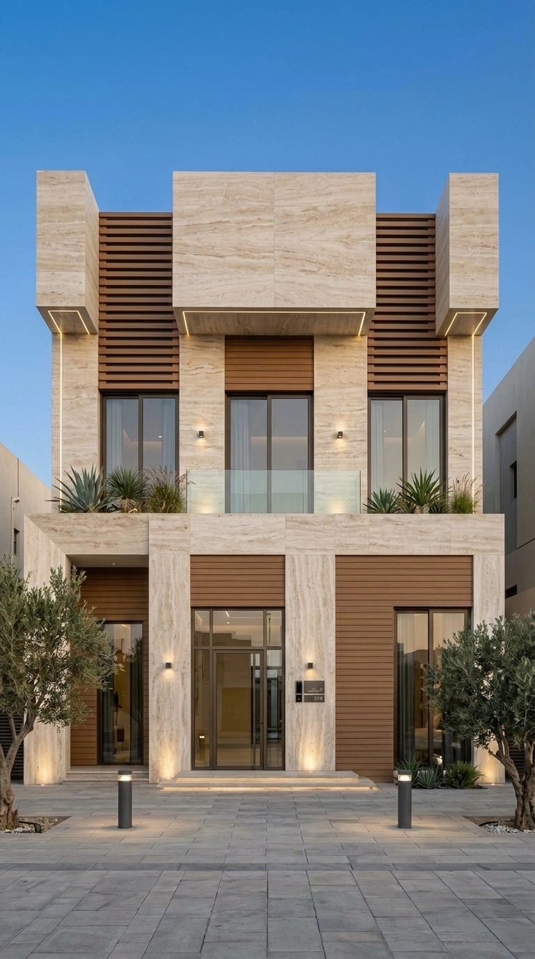 Facade design in Contemporary Facade style — Facade by GenRoom AI