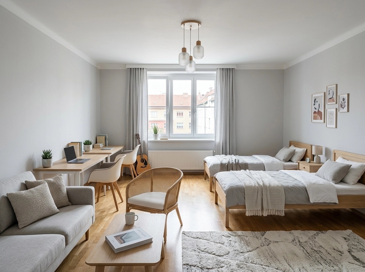 Scandinavian Living Room design — interior photo by GenRoom AI