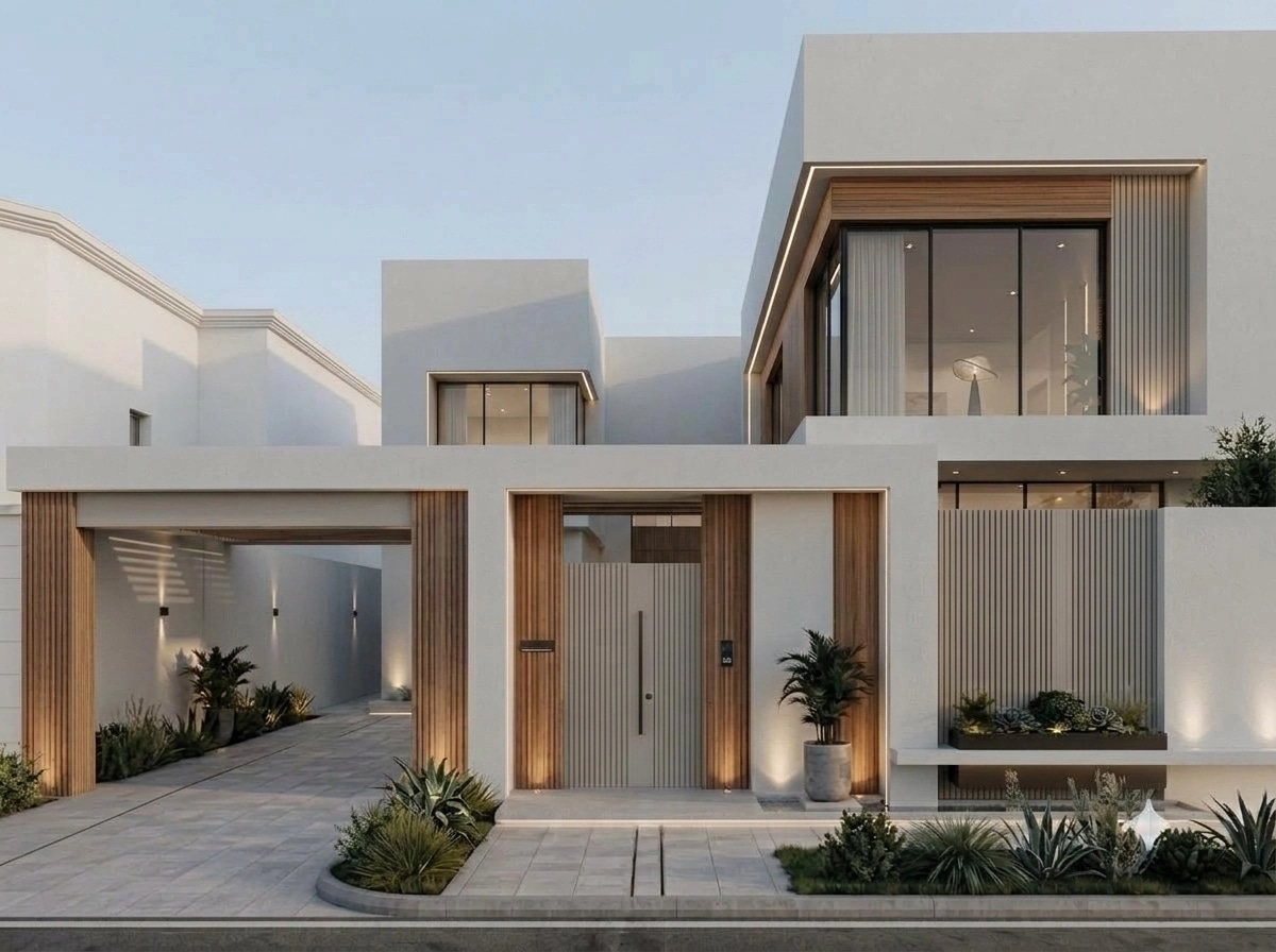 Facade design in Minimalist Facade style — Facade by GenRoom AI