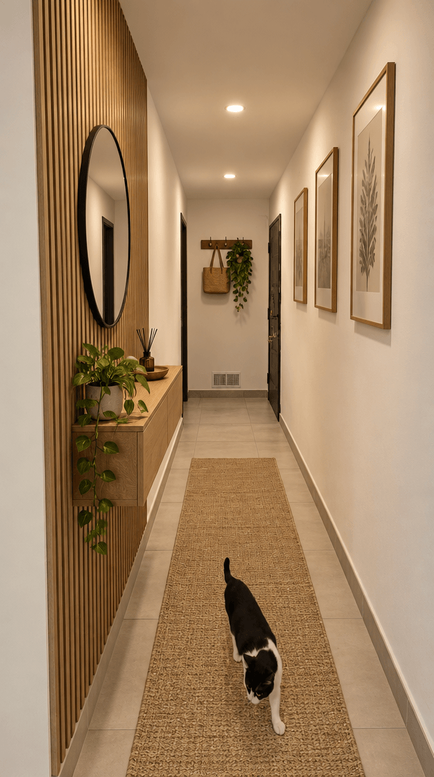 Hallway interior in no_style style — photo by GenRoom AI