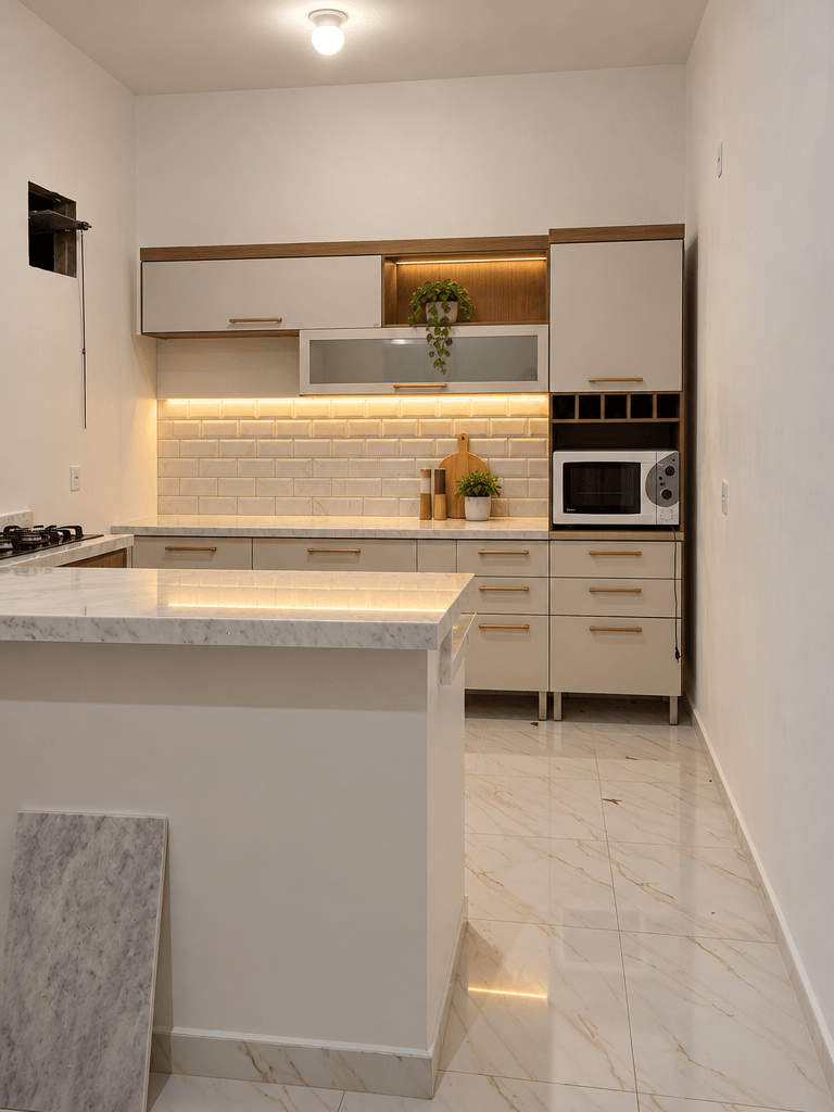 Interior design in Scandinavian style — Kitchen by GenRoom AI