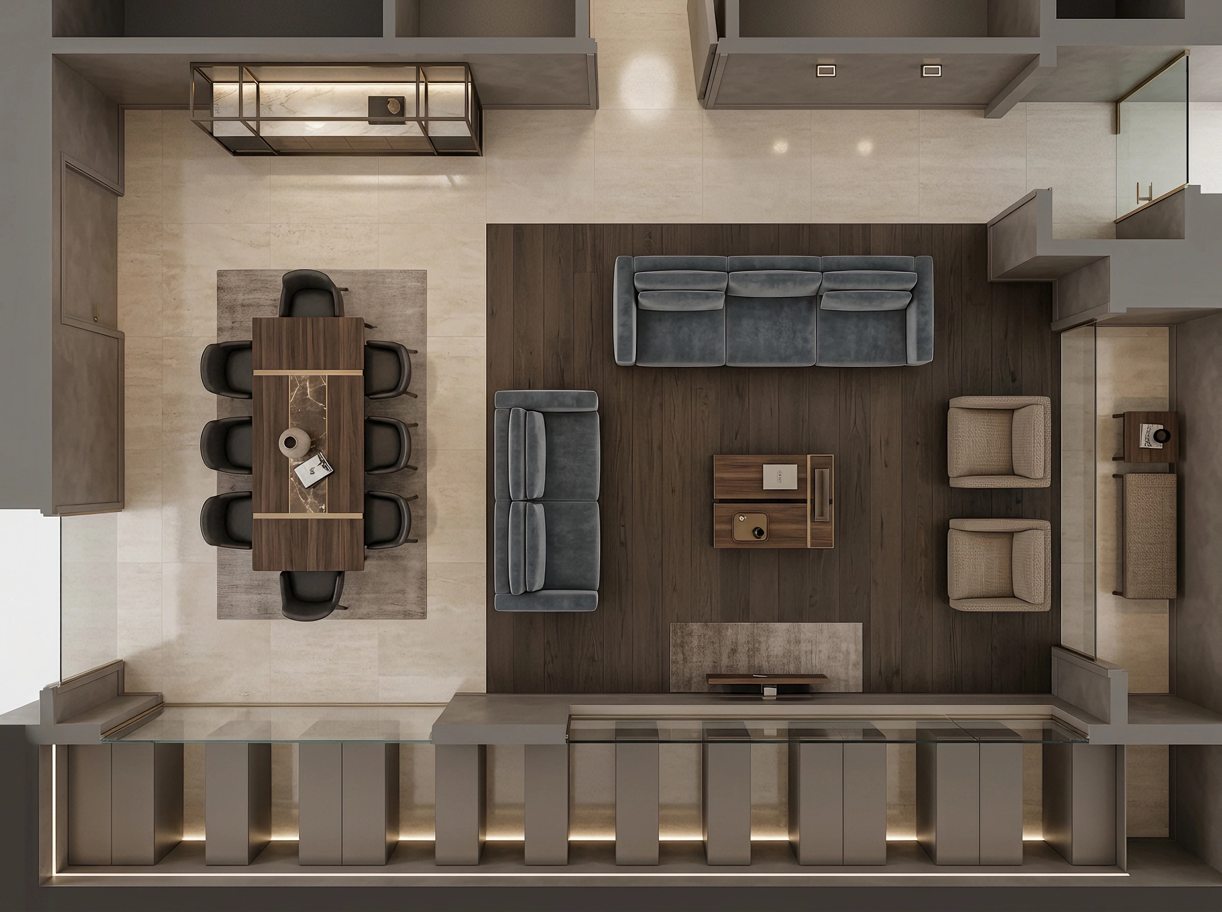 Interior design in Contemporary style — Living Room by GenRoom AI