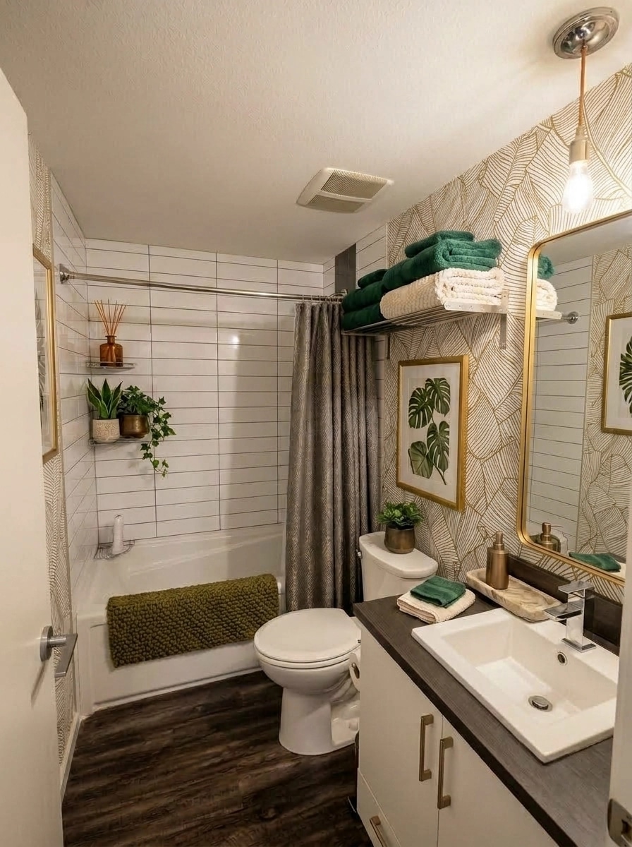 Bathroom interior in no_style style — photo by GenRoom AI