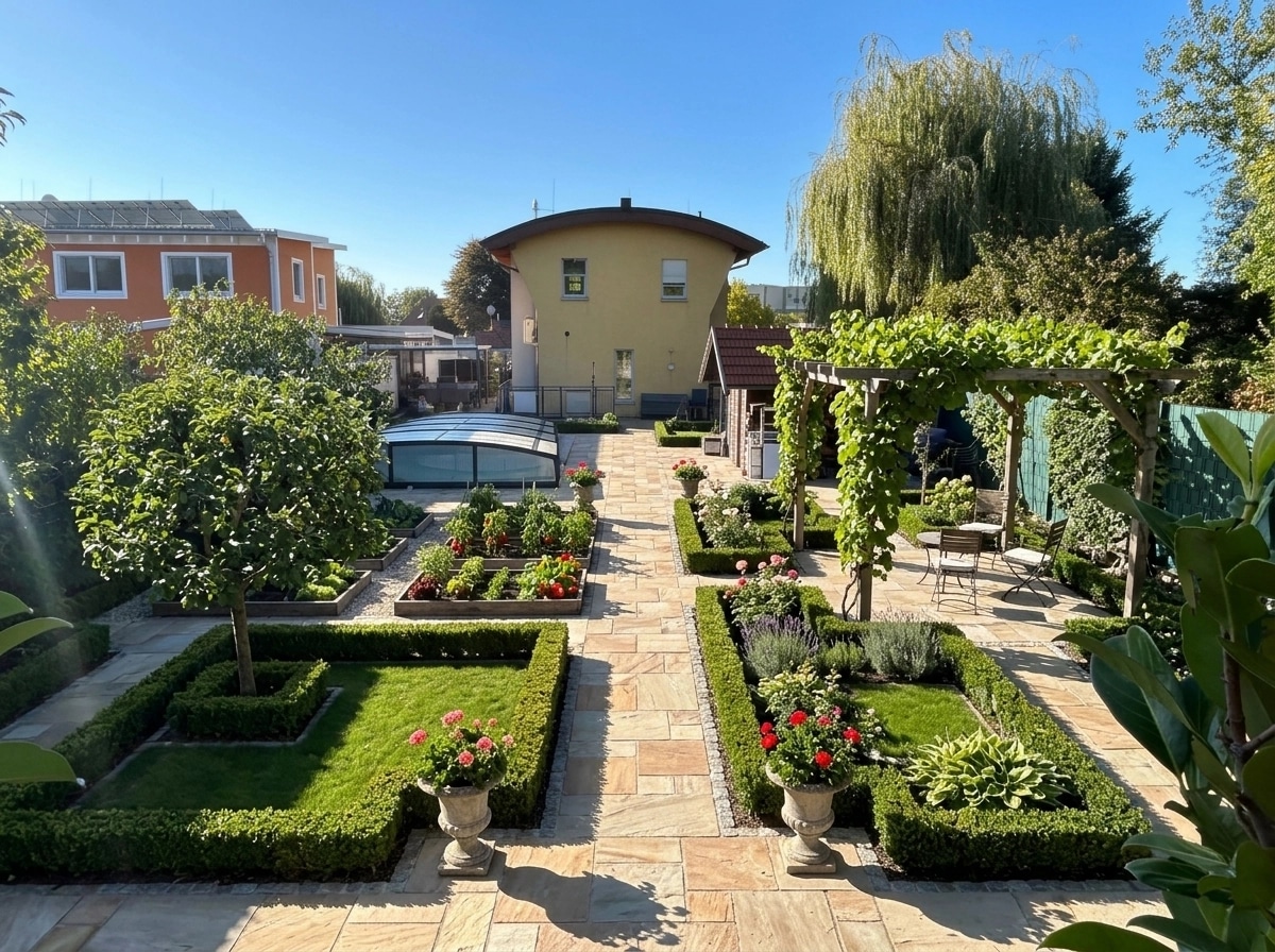 Classic Garden Yard design — yard photo by GenRoom AI