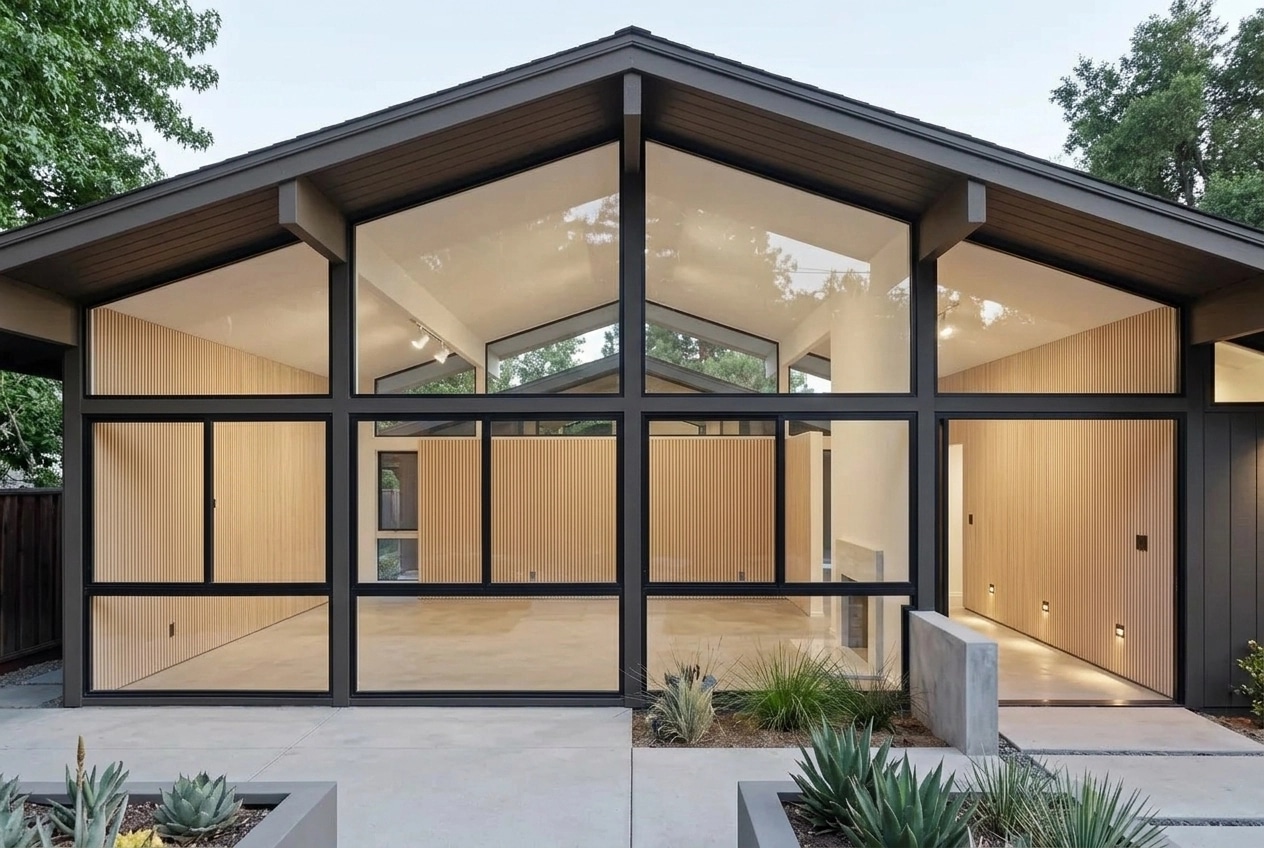 Contemporary Facade Fasad design — facade photo by GenRoom AI