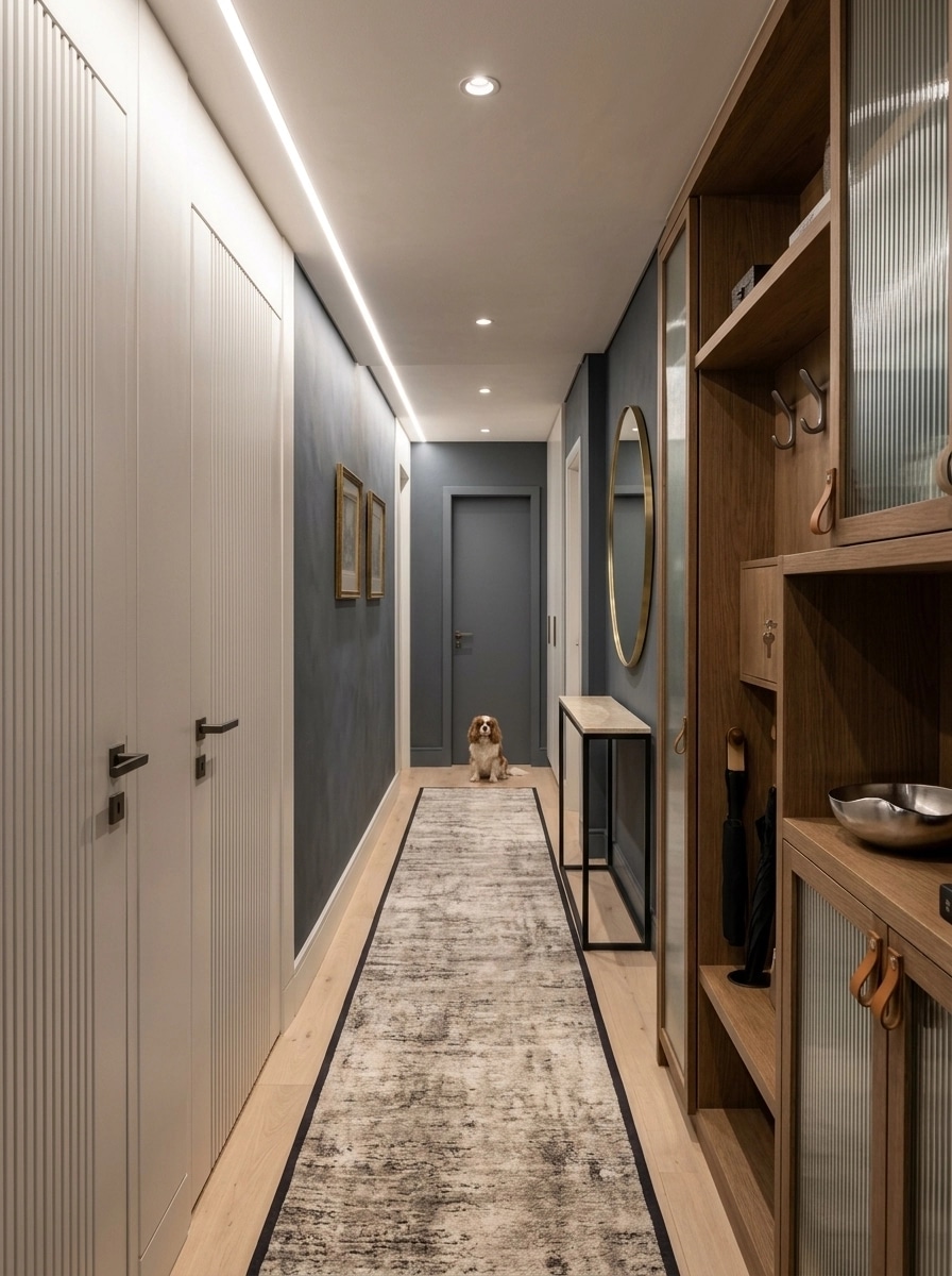 Interior design in Contemporary style — Hallway by GenRoom AI