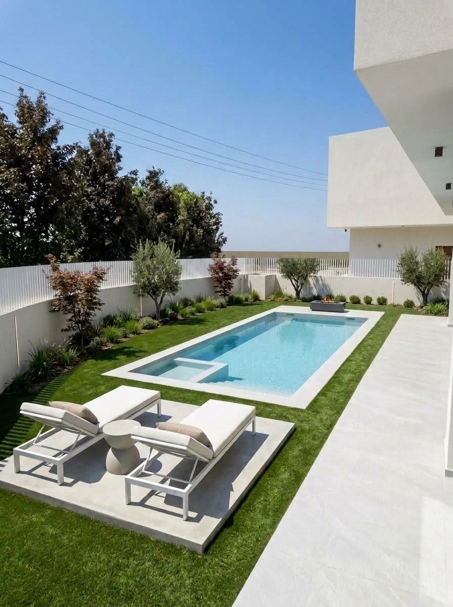 Landscape design in Minimalist Yard style — Yard by GenRoom AI
