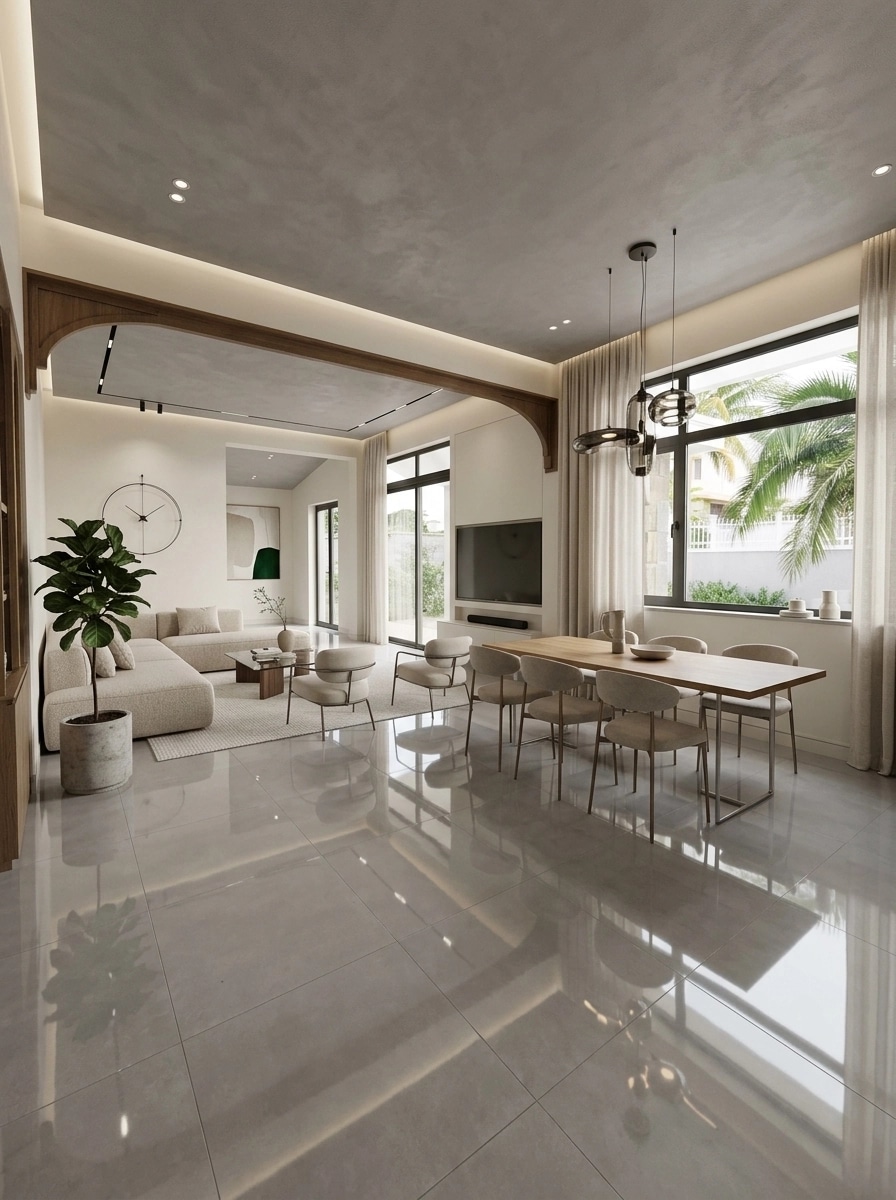 Minimalism Living Room design — interior photo by GenRoom AI