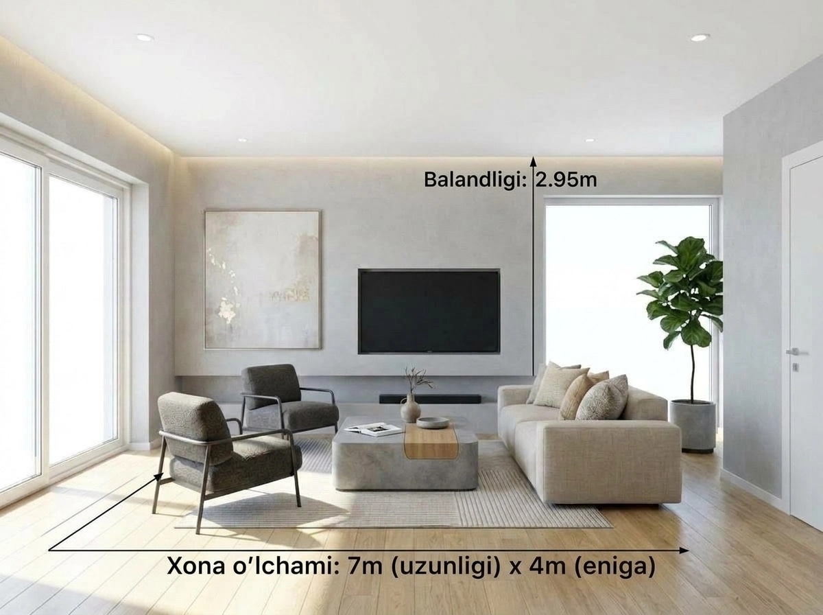Minimalism Living Room design — interior photo by GenRoom AI
