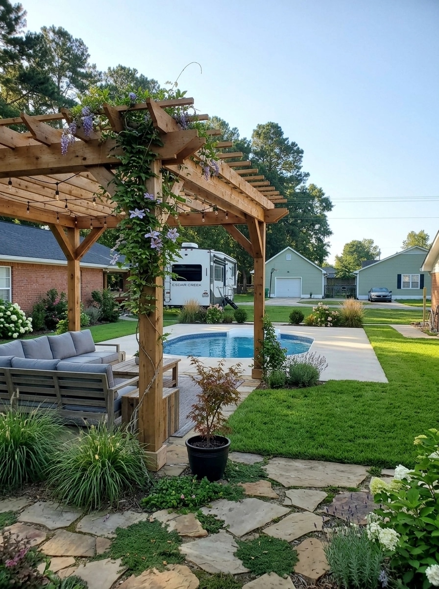 Yard design in no_style style — photo by GenRoom AI