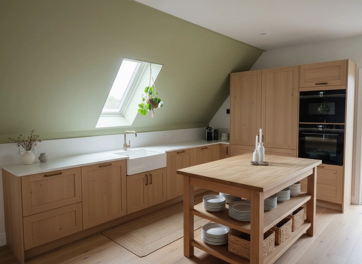 Interior design in Scandinavian style — Kitchen by GenRoom AI