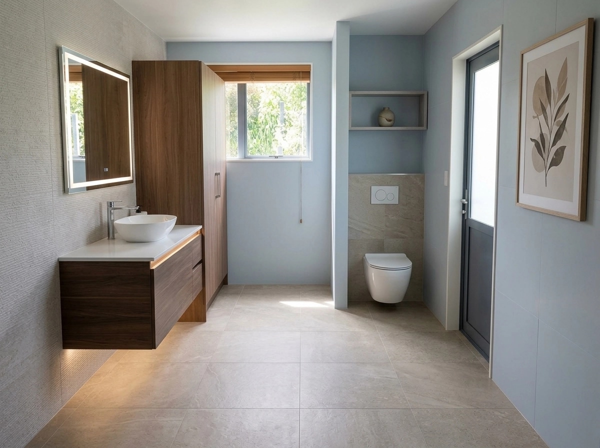 Interior design in Contemporary style — laundry by GenRoom AI