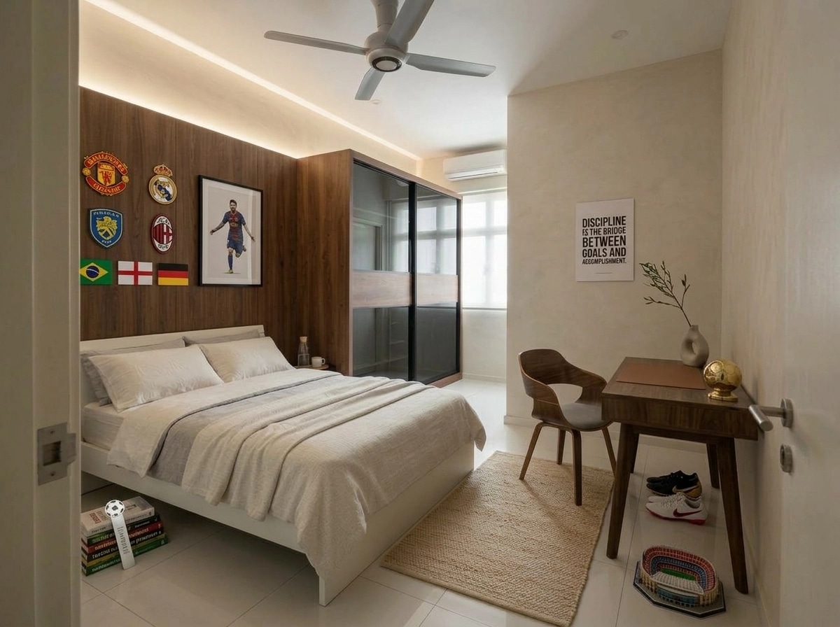 Minimalism Bedroom design — interior photo by GenRoom AI