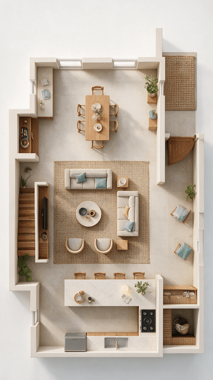 Interior design in Contemporary style — Living Room by GenRoom AI