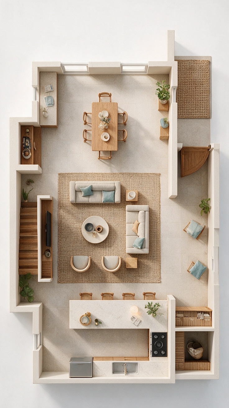 Interior design in Contemporary style — Living Room by GenRoom AI