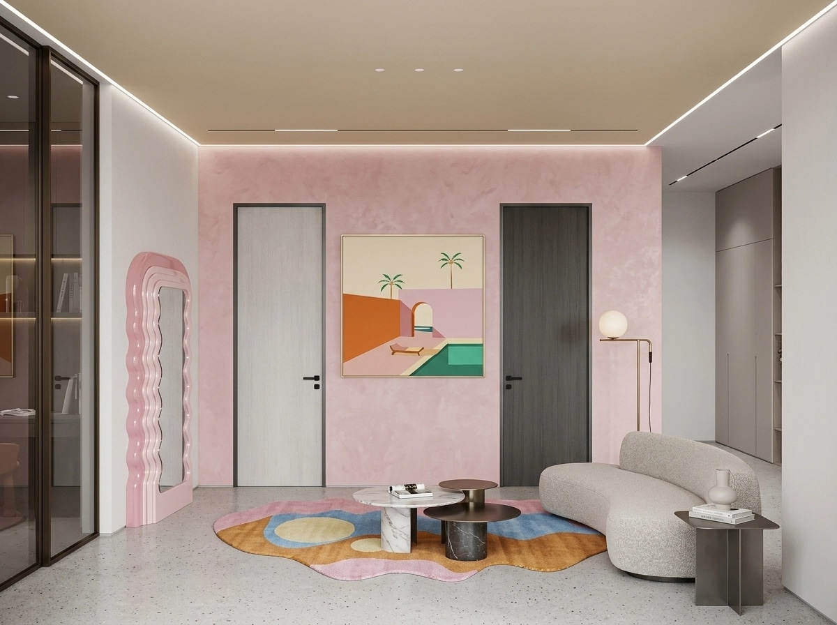 Interior design in Contemporary style — Living Room by GenRoom AI