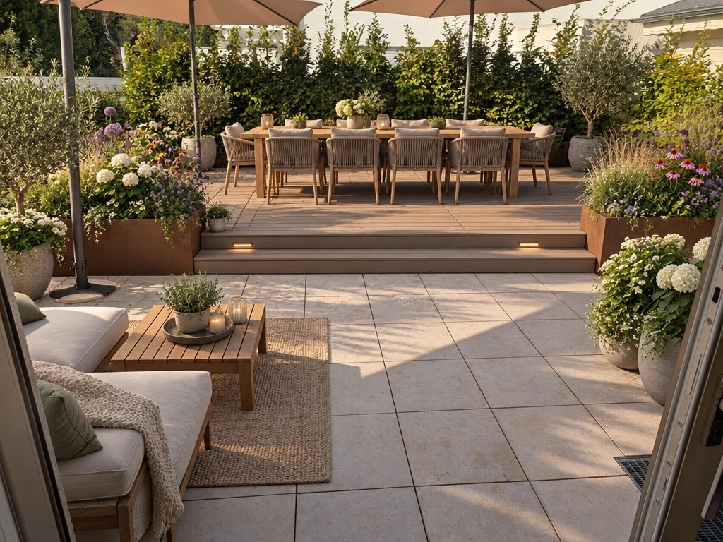 Landscape design in Eco Natural Garden style — Yard by GenRoom AI