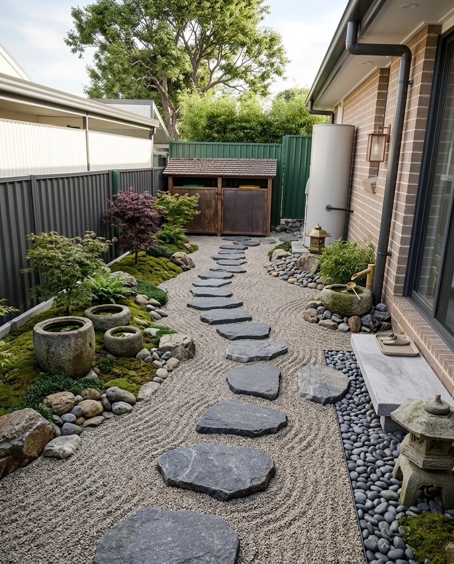 Landschaftsdesign im Japanese Garden-Stil — Garten von GenRoom AI